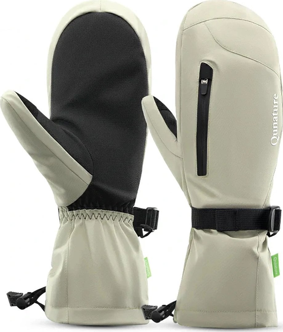 Dakine Rękawice narciarskie Qunature Full Length rozmiar L- jasnobrązowe