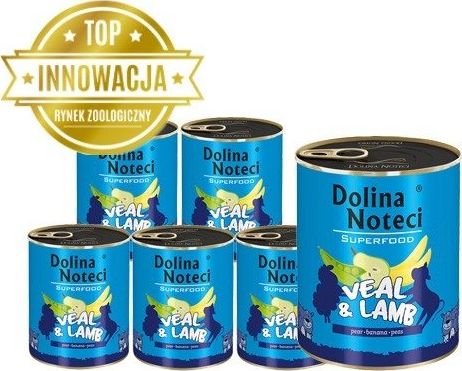 Dolina Noteci DOLINA NOTECI PREMIUM SUPERFOOD cielęcina i jagnięcina 6x800g