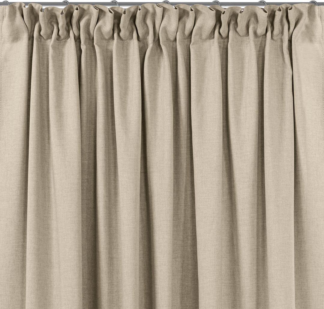 Homede Zasłona CARMENA beżowy plecionka 150x300 HOMEDE