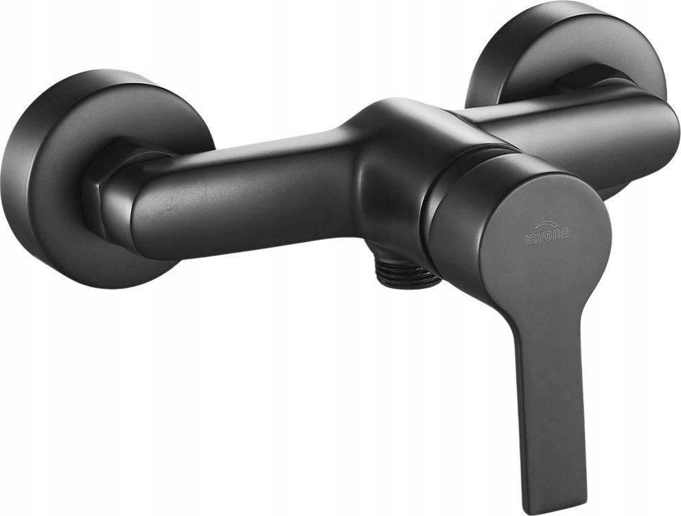 Bateria prysznicowa Invena INVENA BATERIA NATRYSKOWA BRALOS CZARNA