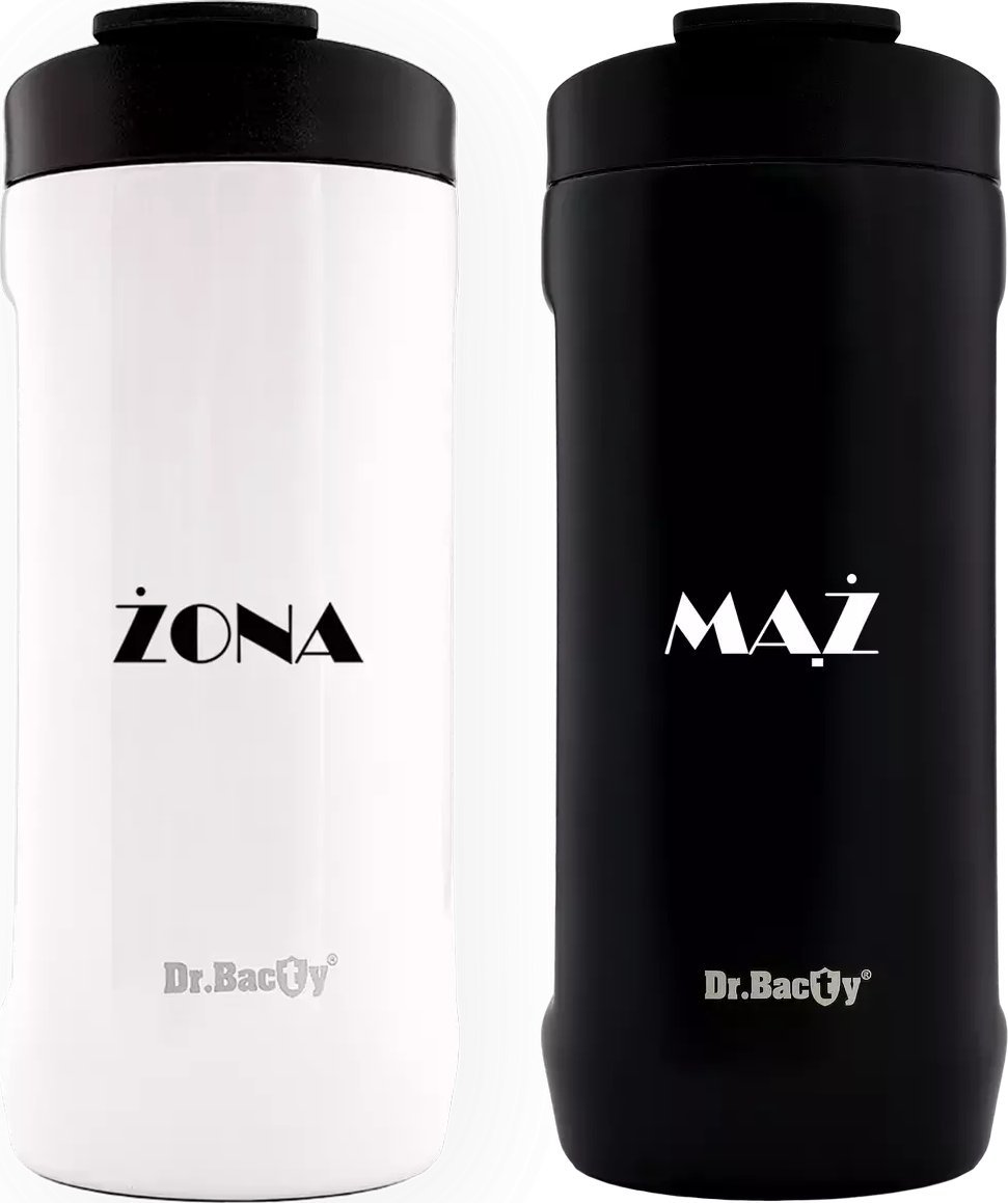 Dr.Bacty Zestaw kubków termicznych dla pary Dr.Bacty Notus