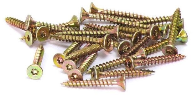 CHIPBOARD SCR T25 5.0X40/24 YELL ZN(200)