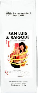 Kawa ziarnista Le Piantagioni del Caffe San Luis & Raigode 500 g