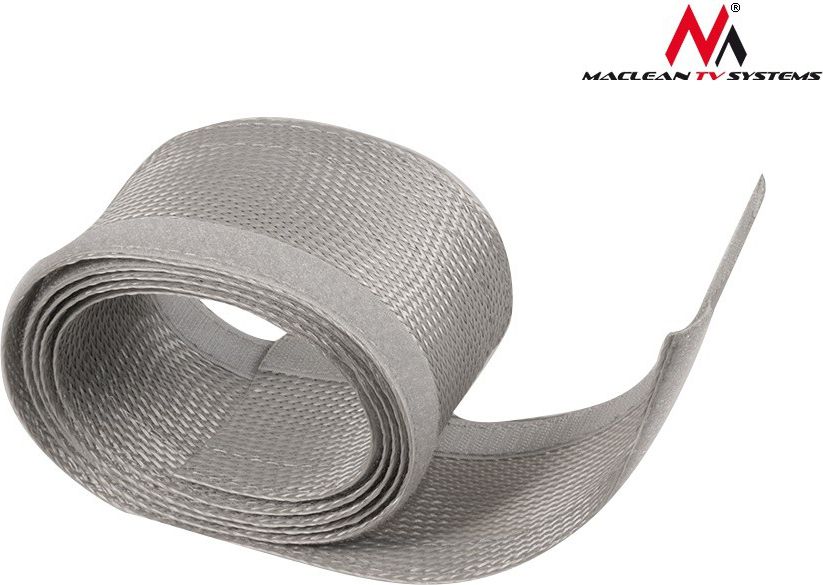 Organizer Maclean Otulina na przewody Srebrny 1 sztuka (MCTV-675S)