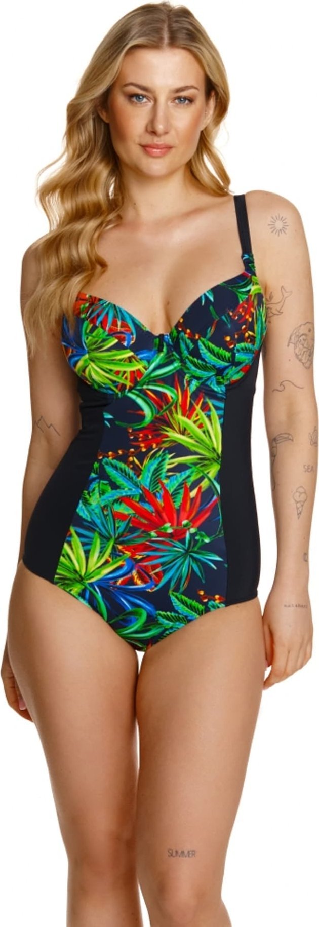 Lupo Jenoczęściowy Big Kostium Parrot (kolor wielokolorowy, rozmiar 70H)