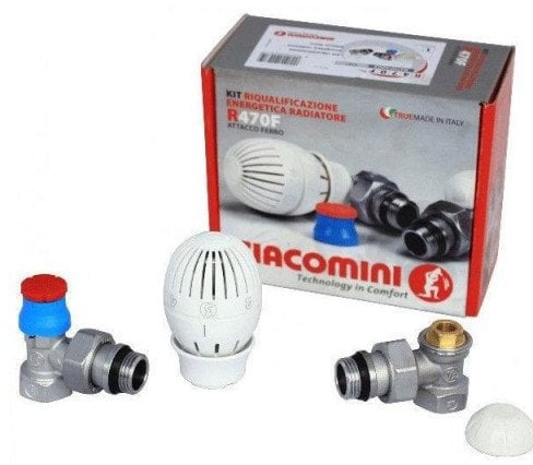 RADIATOR SET ANGLE 1/2 GIACOMINI