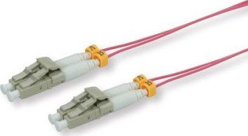 Roline Roline Slim - Patch- Cable - LC Multi- Mode (M) to LC Multi- Mode (M) - 10 m - glass fiber - 50/125 Micrometer - OM4 - halogen free - violet