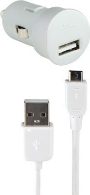 Ładowarka BigBen Ładowarka samochodowa micro USB 1A Bigben MINICACMIC - zestaw