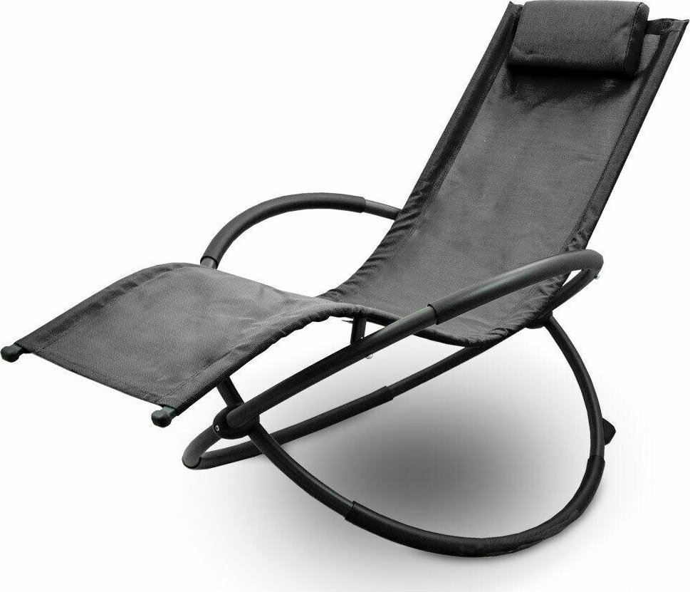 Lacestone LEŻAK OGRODOWY KOLOR CZARNY NOWOCZESNY STYL LACESTONE NOWOŚĆ