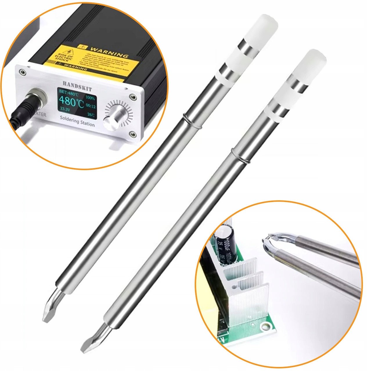 GROTY T12 DO TERMOPESETY HANDSKIT ROSFIX 2 SZT KOMPLET SMD LUTOWNICA 120W