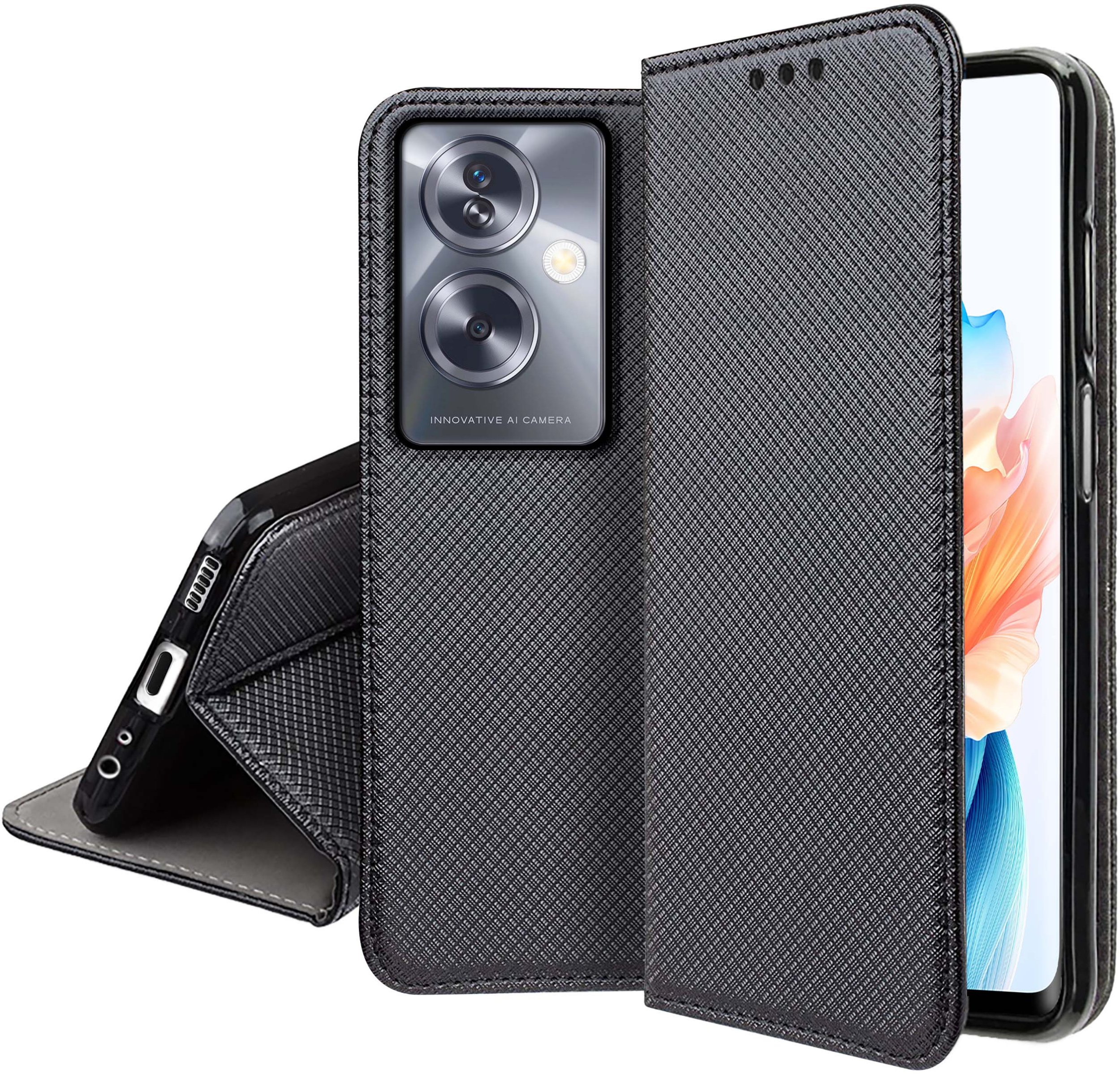Etui do Oppo A79 5G SMART MAGNET CASE PORTFEL + SZKŁO 9H