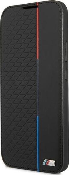 BMW Etui BMBKS22MTRTBK S22+ S906 czarny/black bookcase M Collection Triangles