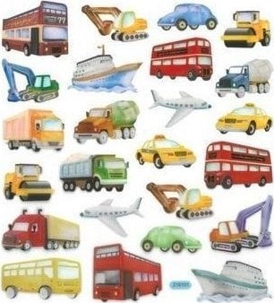 Dalprint Naklejki papierowe - Transport 24szt