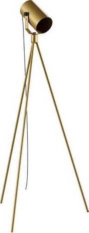 Lampa podłogowa TEAM Złota lampa stojąca 137623620538 ruchoma do salonu metalowa