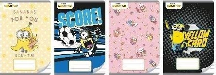 Beniamin Zeszyt A5/16K kolorowe trzy linie Minionki (20szt)