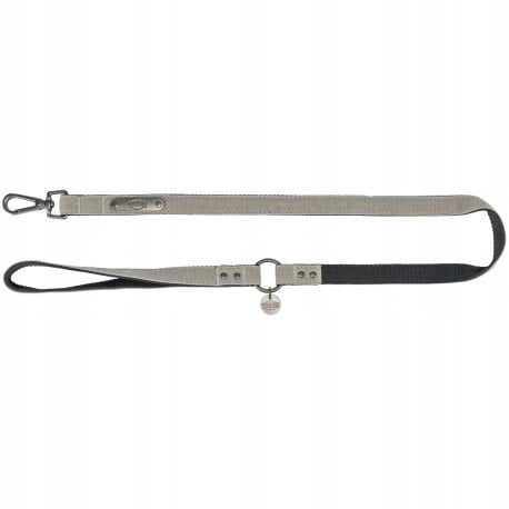 Trixie CityStyle smycz, bawełna, jasnoszary, M–L: 1.00 m/20 mm