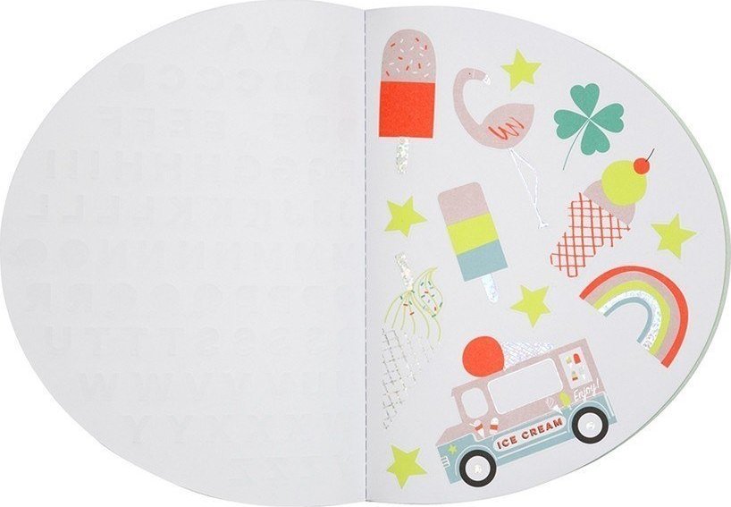 Meri Meri Szkicownik z naklejkami T?cza