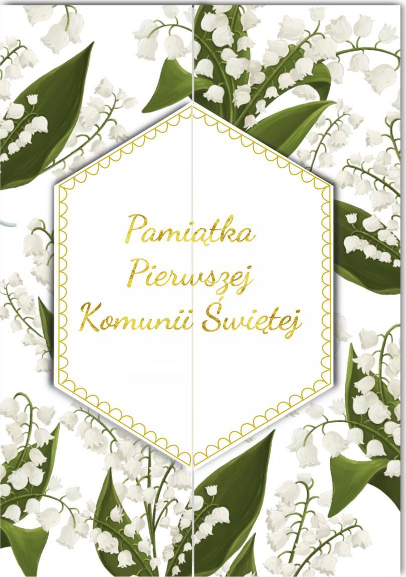 HENRY Karnet A5 Komunia Konwalie