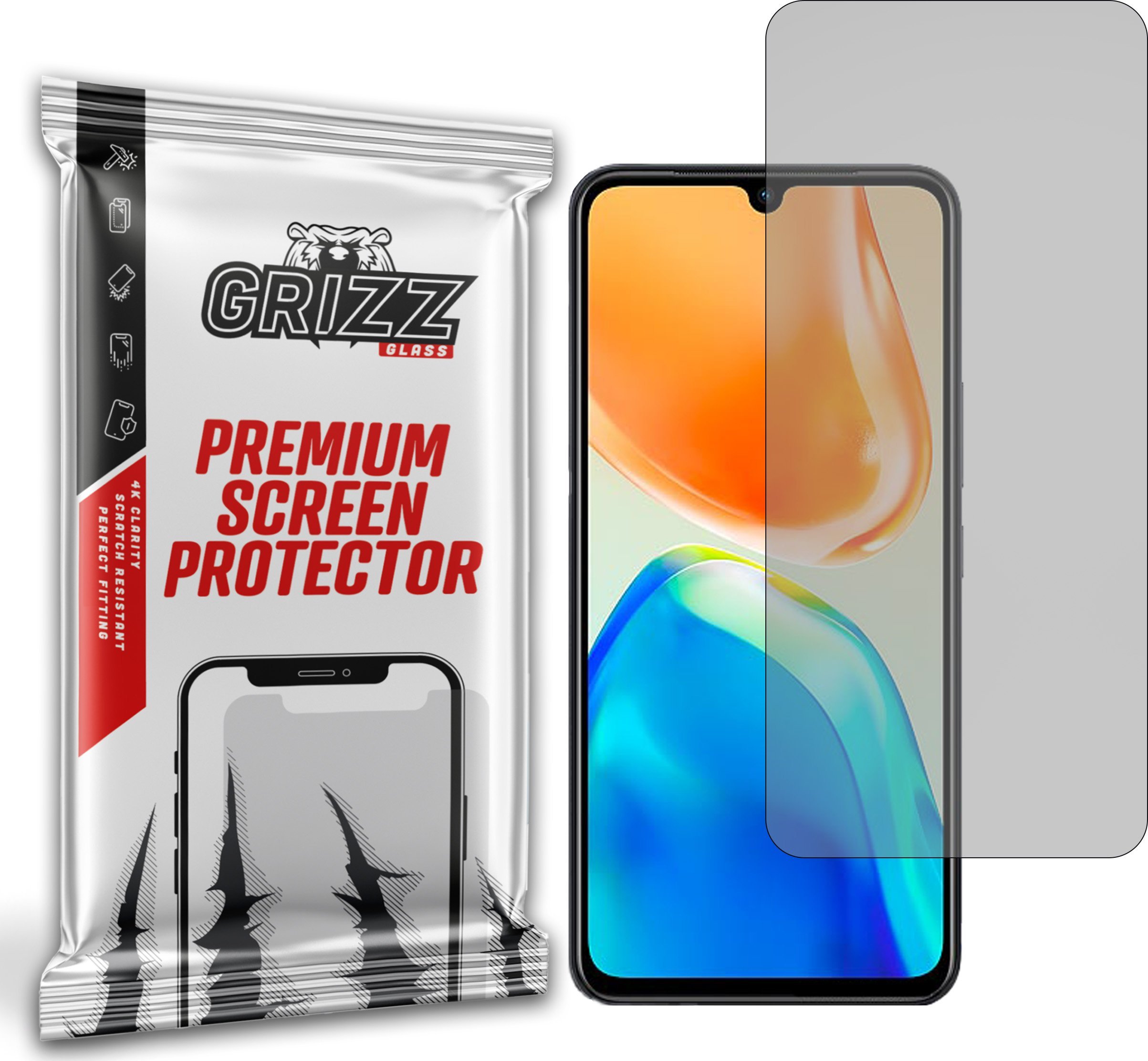 GrizzGlass Folia matowa Grizz Vivo V25e