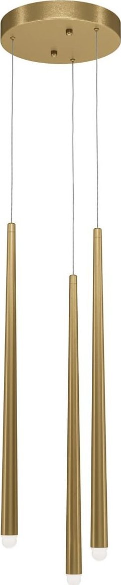 Lampa wisząca Maytoni Wisząca lampa Cascade MOD132PL-L36BSK1 LED 19W potrójna mosiądz