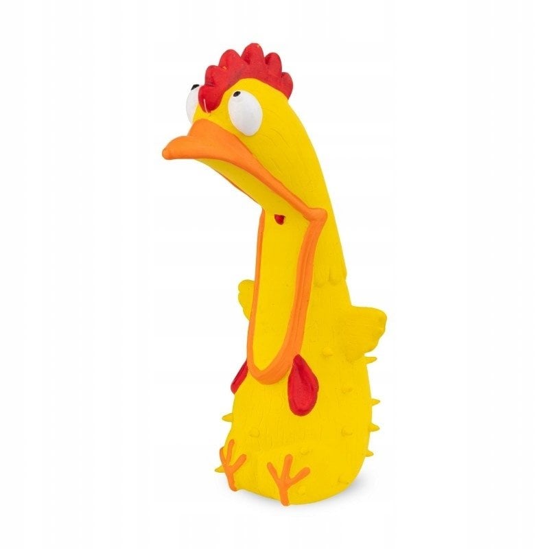 Zabawka, dla psa, kurczak, lateksowy, 18 cm