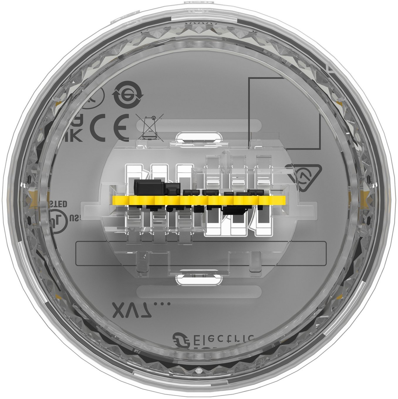 Moduł świetlny, kolumna świetlna, biały, Ø70mm, stały, kolorowa soczewka, Harmony XVB7, XVB7C27