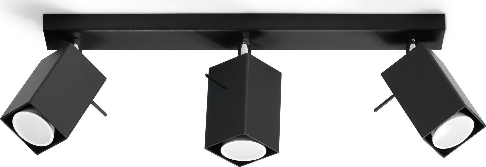 Lampa sufitowa Lumes Halogenowy plafon LED E788-Merids - czarny