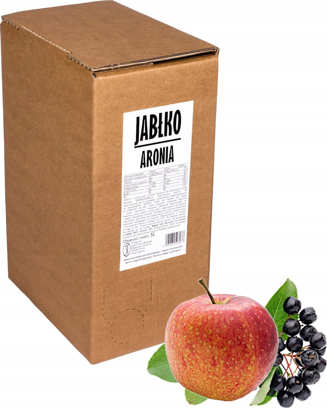 Sadvit Sok jabłko aronia 100% 5L