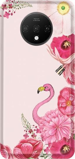 CaseGadget CaseGadget ETUI NADRUK RÓŻOWY FLAMING ONEPLUS 7T standard