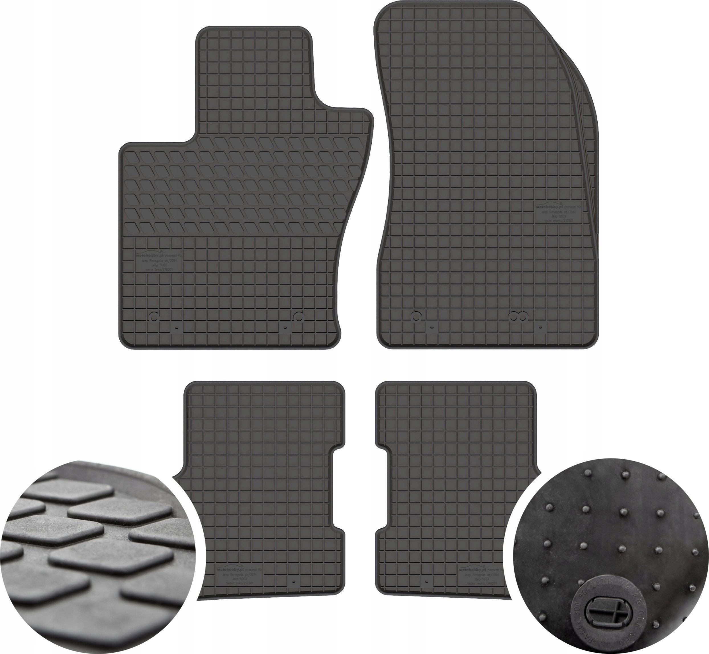 GeyerHosaja Dywaniki gumowe do Jeep Renegade