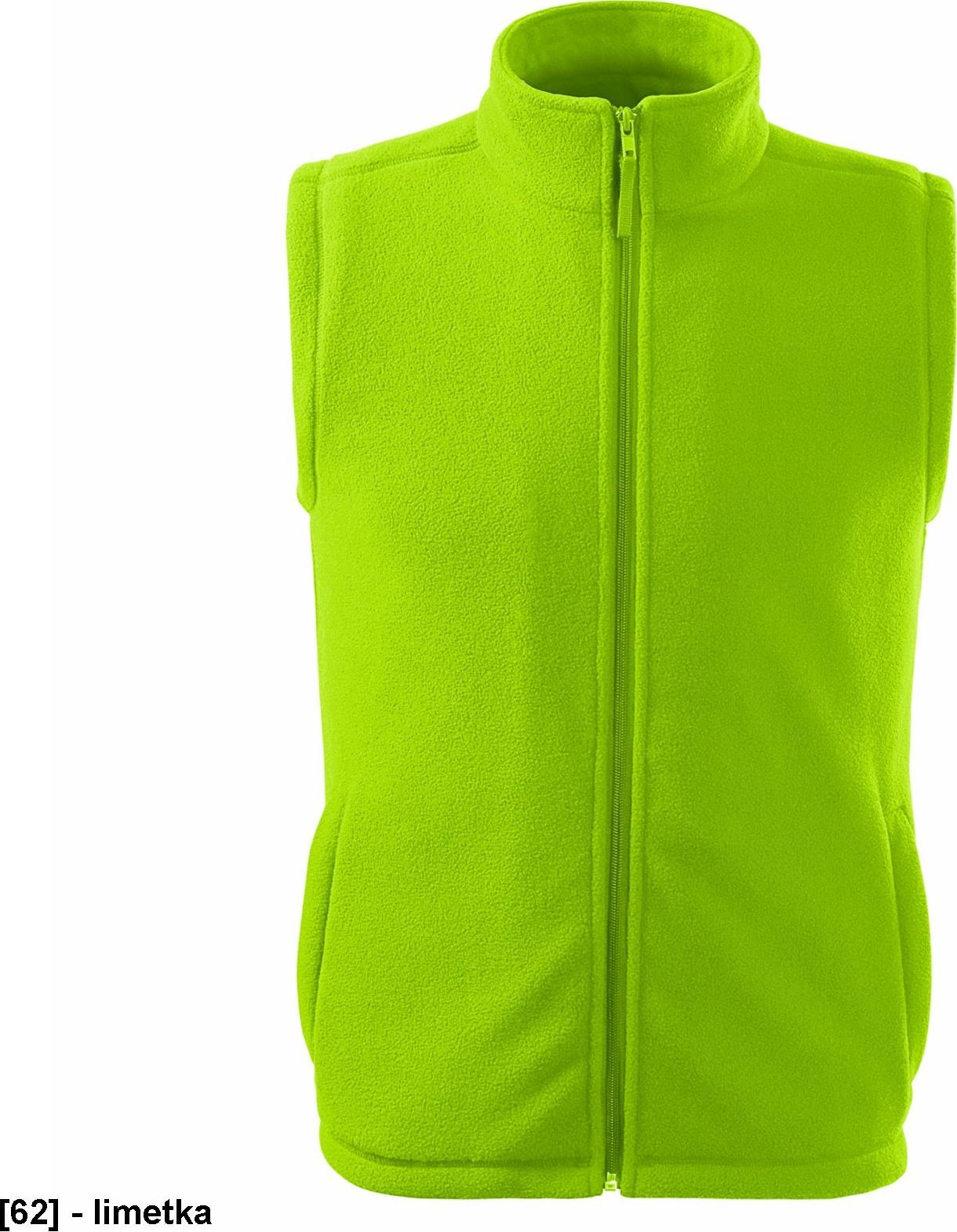 MALFINI Next 5X8 - ADLER - Kamizelka polarowa unisex, 280 g/m, 100% poliester, - limetka - rozmiar XS