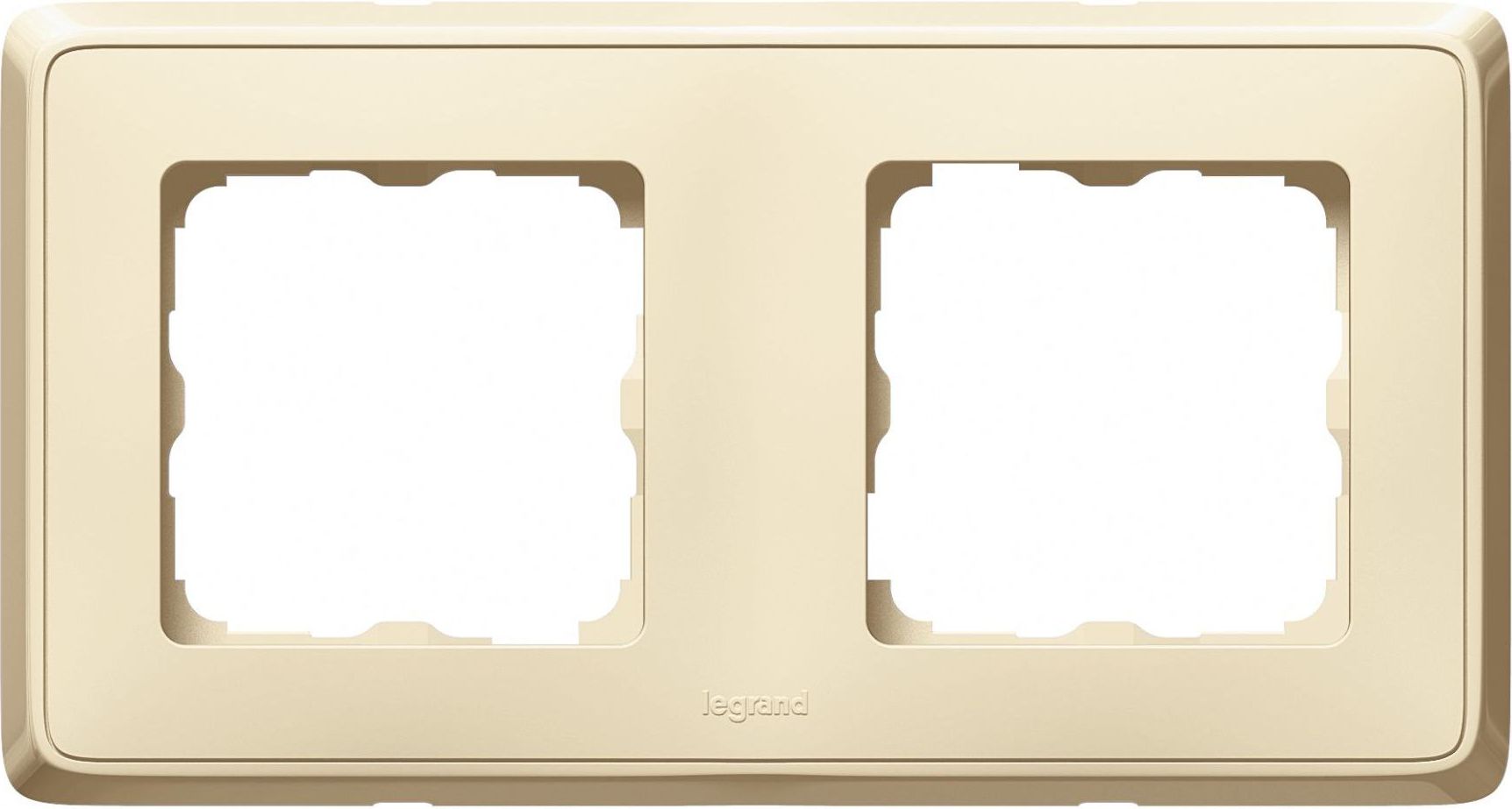 Legrand Ramka podwójna Cariva kremowa 773752