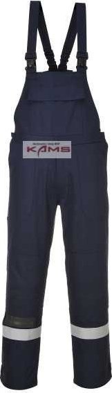 Portwest FR27 - Trudnopalne ogrodniczki spawalnicze Bizflame Plus - pomarańczowy L