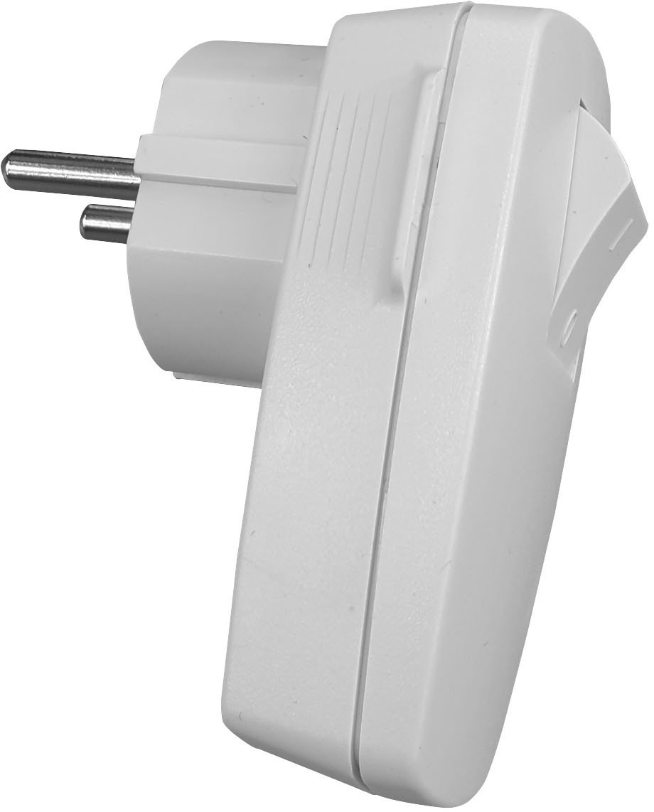 ANGLED PLUG N_L SWITCH WHITE 10231
