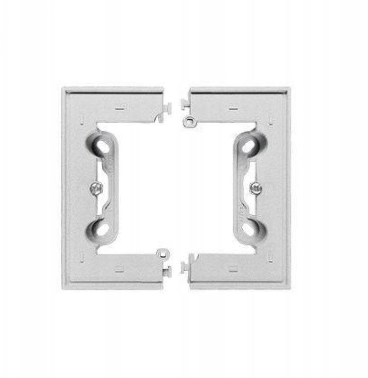 Puszka natynkowa Kontakt-Simon 55 TSC/143 pojedyncza, składana do ramek LINE/DUO 1 szt. TSC/.. = 2 elementy aluminium mat