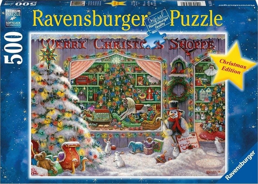 Ravensburger Puzzle Sklep świąteczny 500 elementów