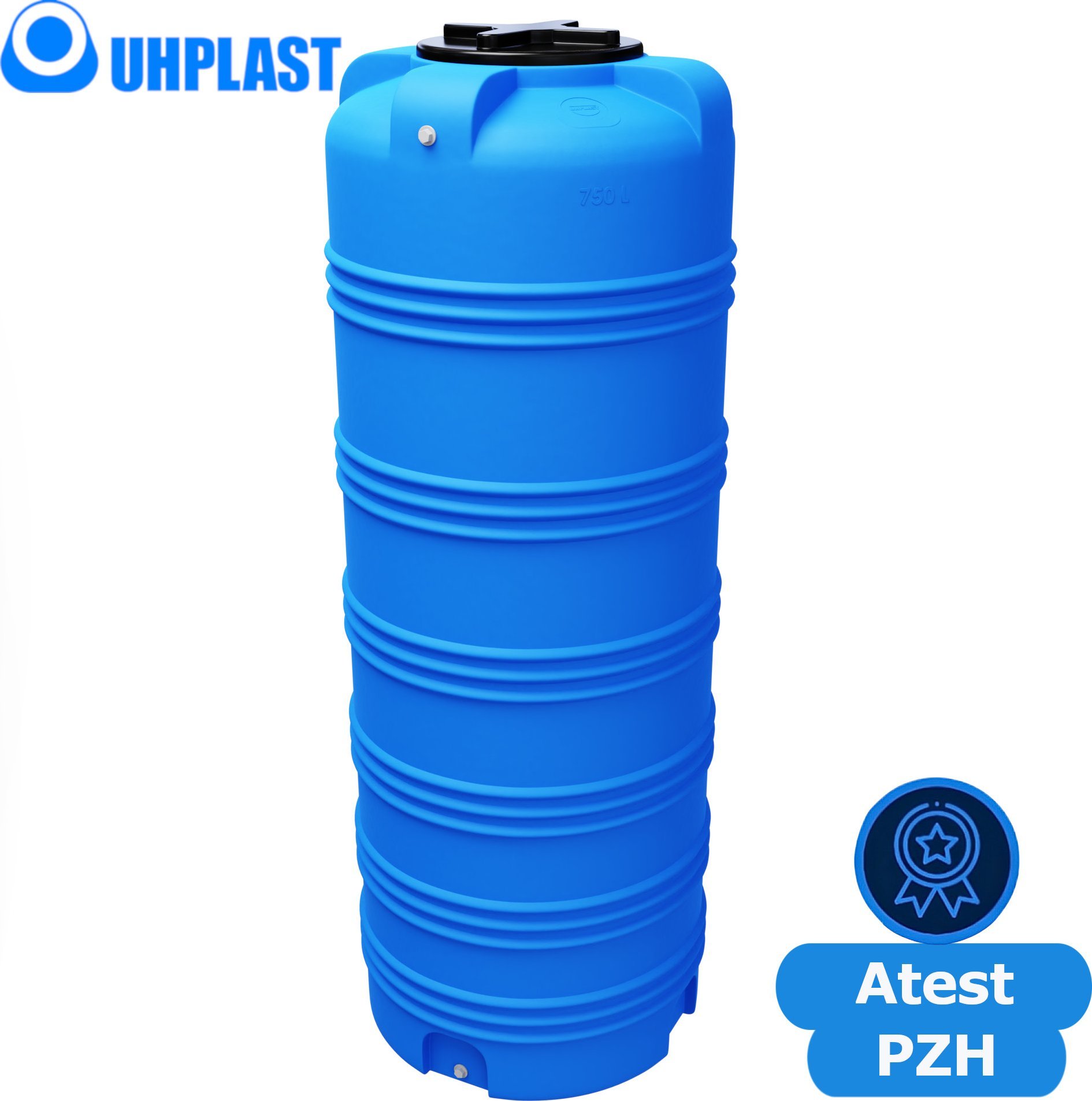 UHP Zbiornik na wodę 750l UHP VERTICON HIGH V-750 Niebieski