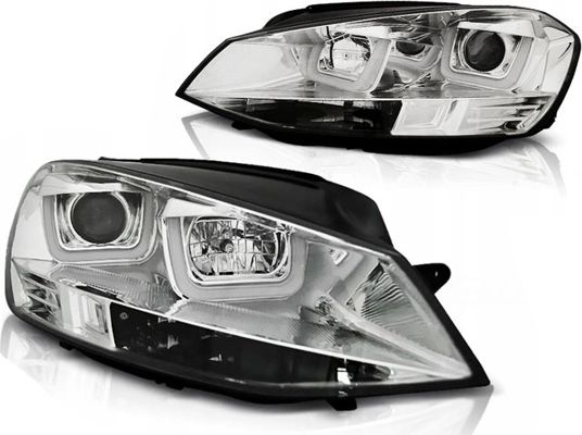 Junyan Lampy Vw Golf 7 12-17 U-type Chrome Led Drl