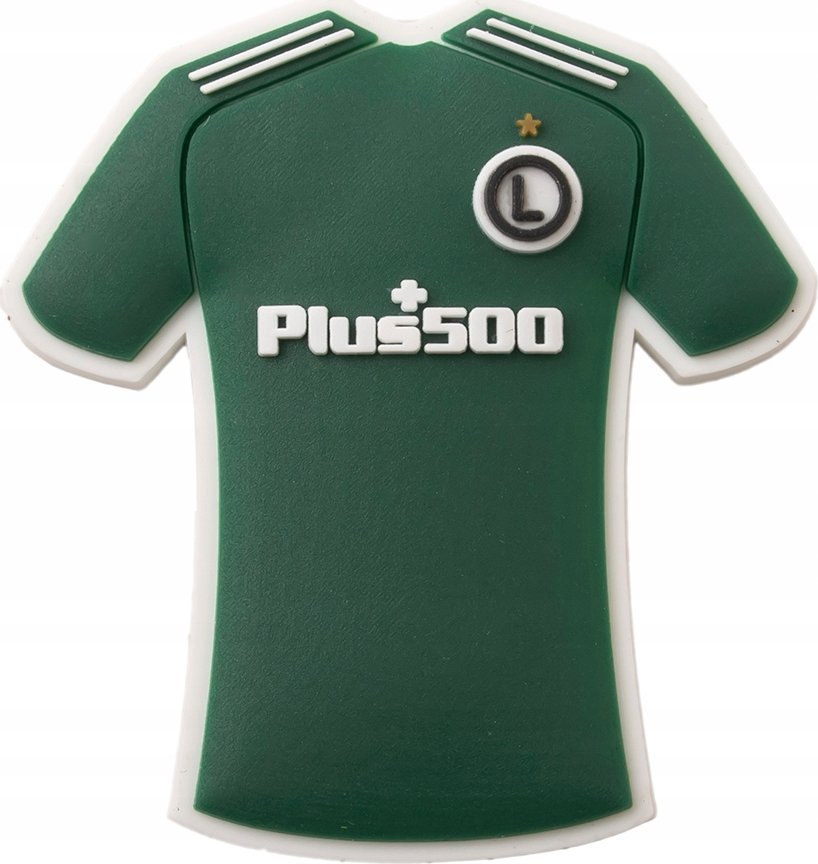 Legia Warszawa gumowy magnes na lodówkę KOSZULKA WYJAZDOWA