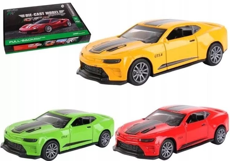 Samochód metalowy 1:36 napęd sport No.4 09732