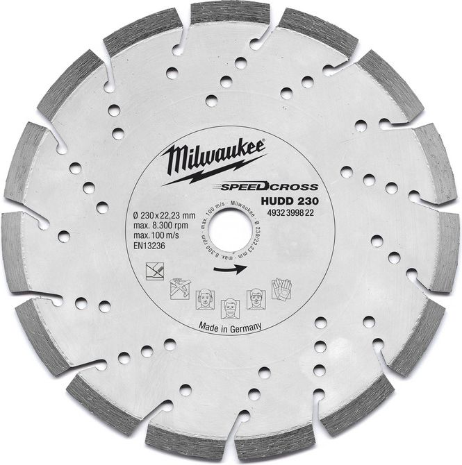 Milwaukee Tarcza diamentowa Premium Speedcross HUDD 230mm (4932399822)