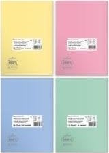 Herlitz Zeszyt B5/60K kratka Eco PP Pastel Colors (5szt)
