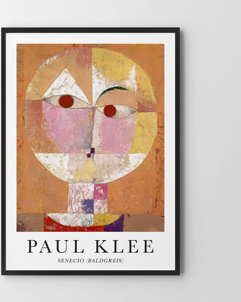 Hog Studio Paul Klee Senecio Plakat (B2 (50x70cm))