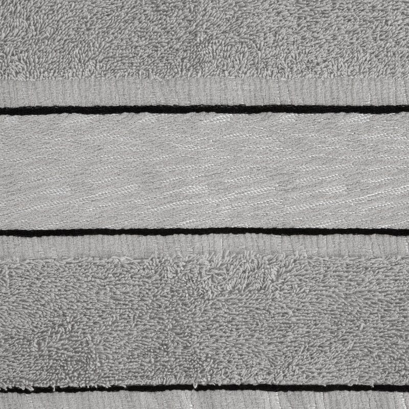 Eurofirany Ręcznik bawełniany NIKOLA 70X140 stalowy