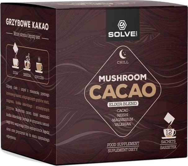 Vivio SOLVE LABS MUSHROOM CACAO ELIXIR BLEND 12 SASZETEK