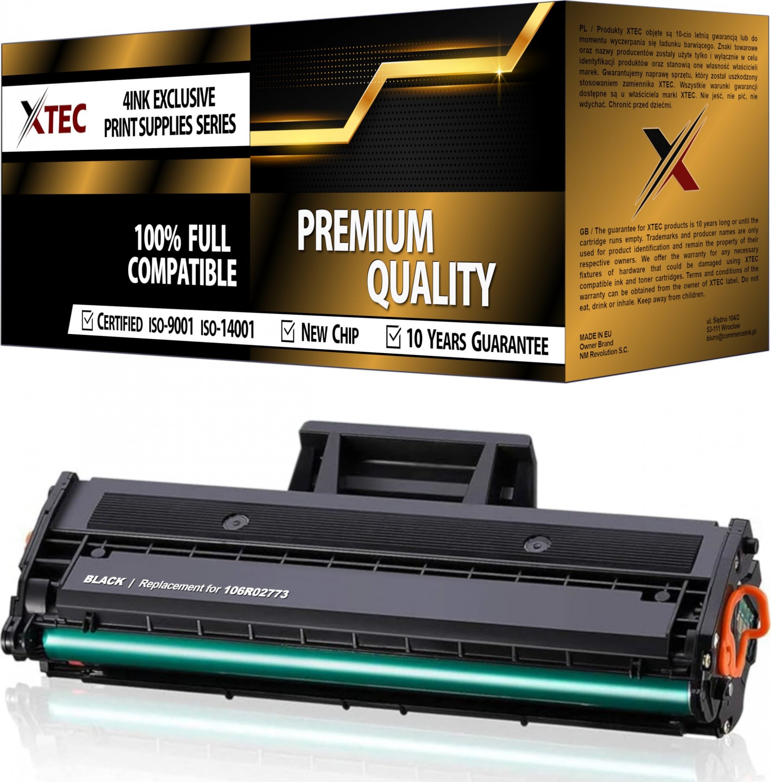 Toner XTEC TONER ZAMIENNIK 106R02773 XL DO DRUKARKI XEROX PHASER 3020 WORKCENTRE 3025