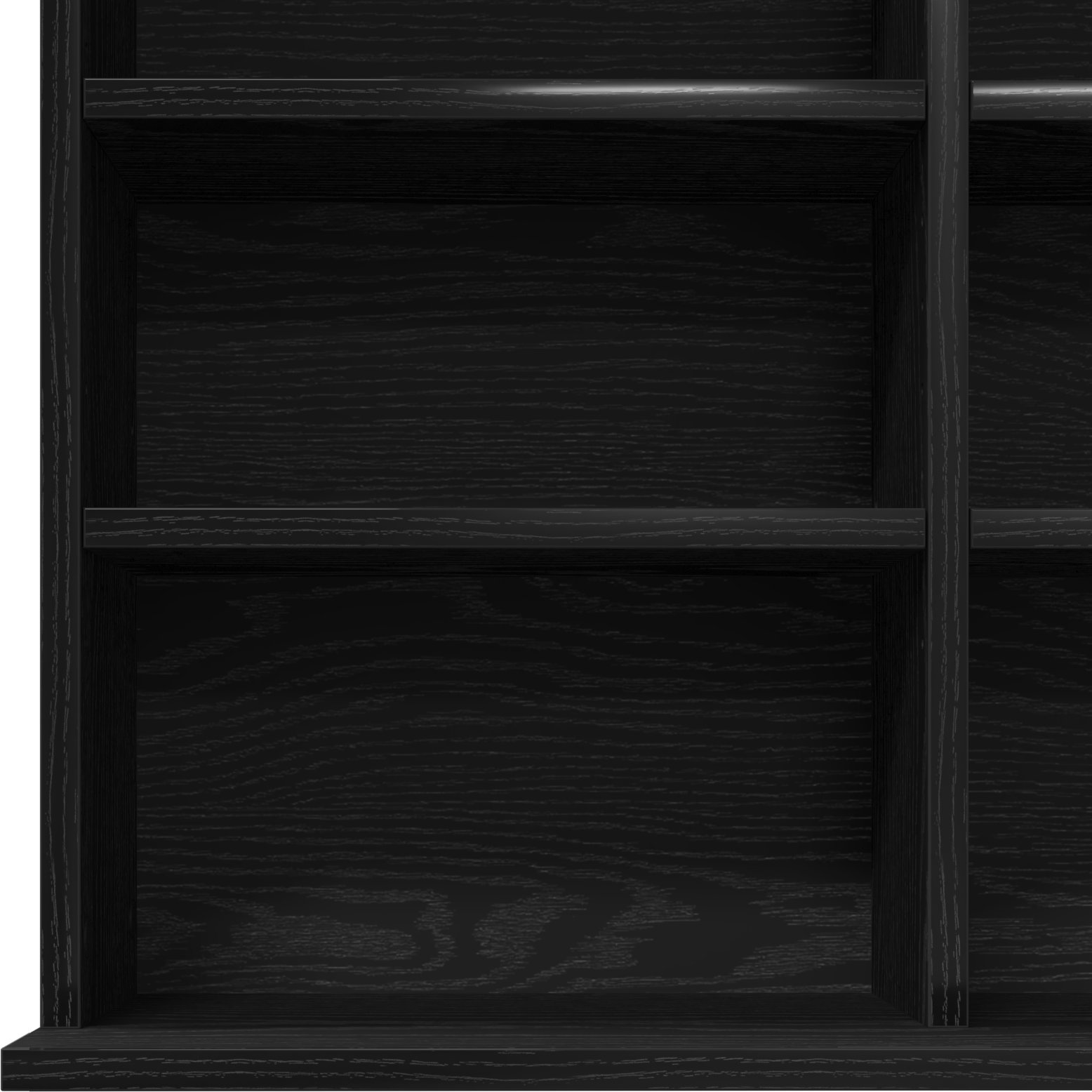 vidaXL Szafka na płyty, Czarny Dąb, 101x23x177,5 cm, zrobiona z materiałów drewnopochodnych