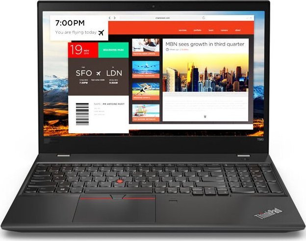Laptop Lenovo Lenovo ThinkPad T580 Core i7 8550U (8-gen.) 1,8 GHz / 8 GB / 960 SSD / 15,6" UHD 4K / Win 11 Pro + GeForce MX150