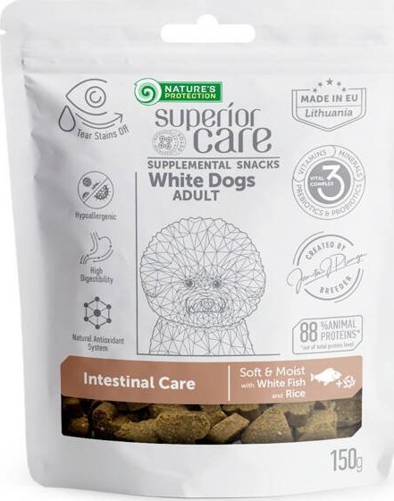 Natures Protection NATURES PROTECTION SC Intestinal Care Soft & Moist with White Fish and Rice 150g
