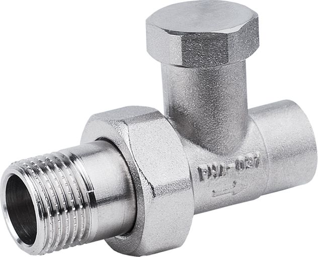 Perfexim Zawór grzejnikowy odcinający prosty 1/2" do wlutowania (20-031-0001-200)